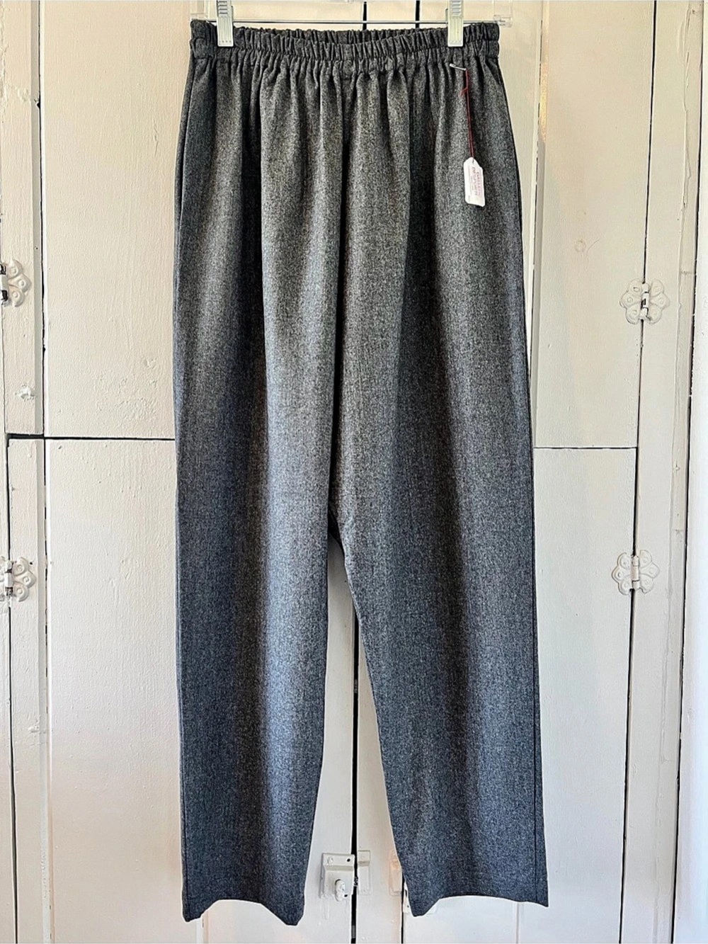 Gallego Desportes Elastic Belt Pant in Flannel Gray Medium